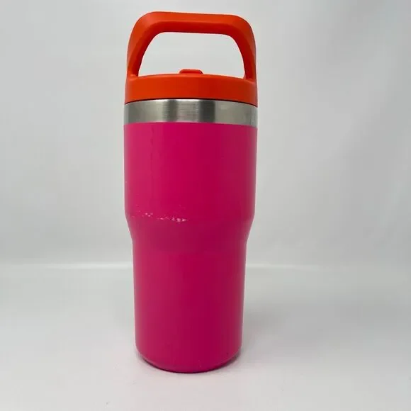 Stanley 20 oz Stainless Steel Ice Flow Go Flip Straw Tumbler Vivid Violet Flawed - Picture 3 of 9